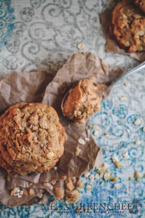 Peanut Butter Oatmeal Cookies Mean Green Chef