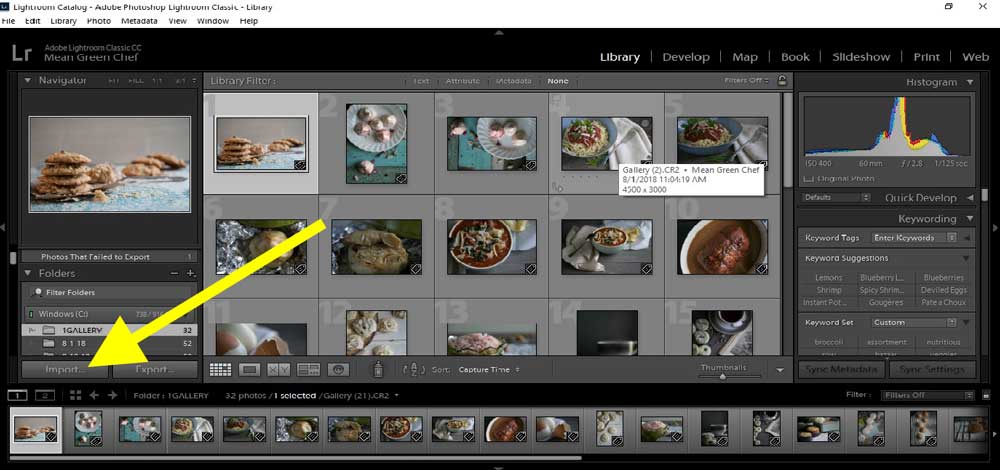 Learn Lightroom Basics for Food Photography | Mean Green Chef
