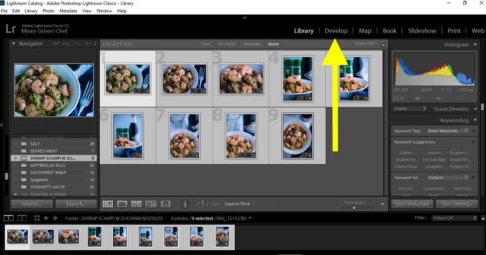 Learn Lightroom Basics for Food Photography | Mean Green Chef