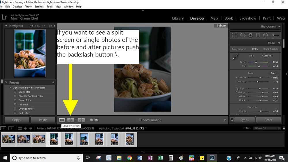 Learn Lightroom Basics for Food Photography | Mean Green Chef