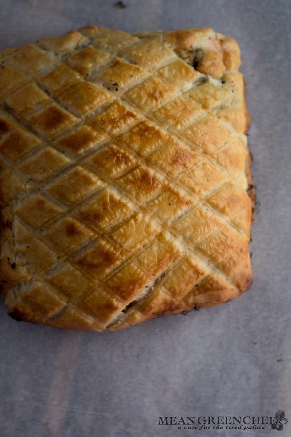 Wild Alaskan Salmon en Croute Recipe | Mean Green Chef