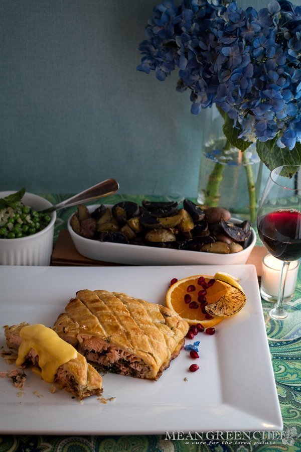 Wild Alaskan Salmon en Croute Recipe | Mean Green Chef