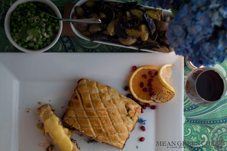 Wild Alaskan Salmon en Croute Recipe | Mean Green Chef