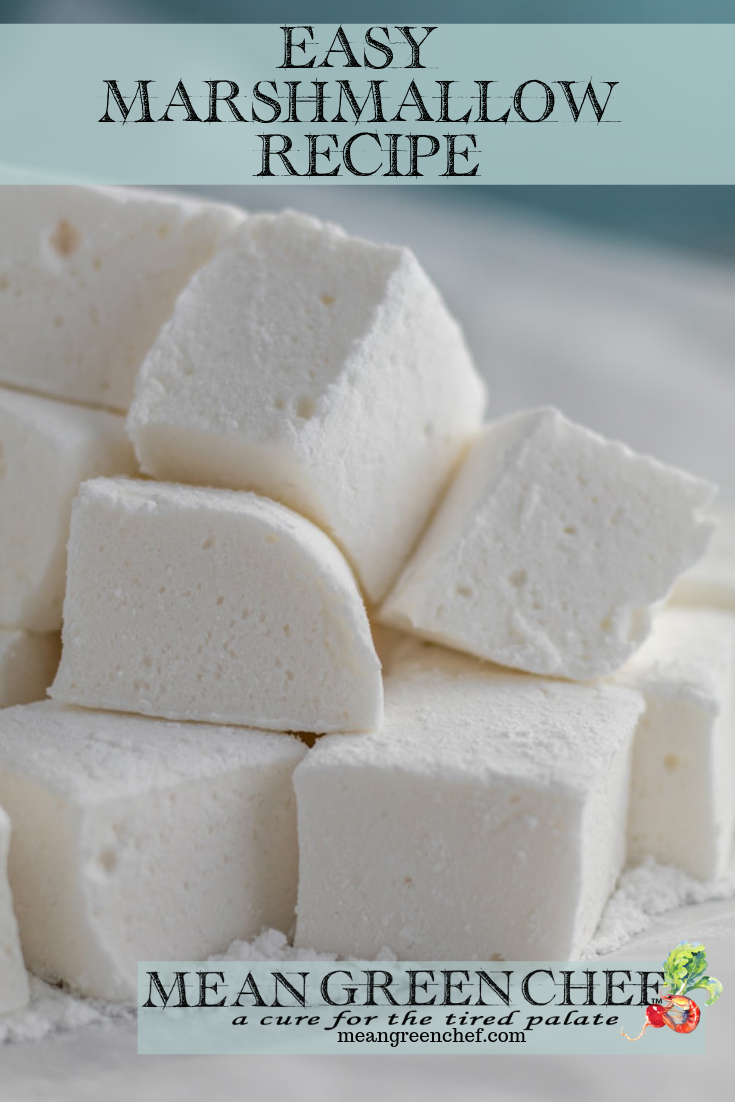 Easy Marshmallow Recipe | Mean Green Chef | Our Easy Marshmallow Recipe comes straight from the family restaurant. #marshmallows #marshmallowrecipe #recipes #hotchocolate #foodphotography #foodstyling #meangreenchef #MGCkitchen