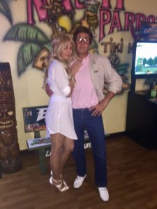 Angela + Craig Greven Halloween Chevy Chase and the not so Christy Brinkley