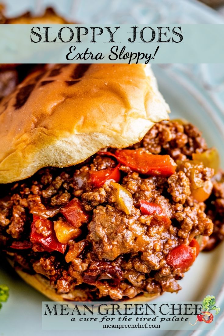 Extra Sloppy Joes on a bun with broccoli and fries.